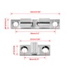 Uenhoy 10 Pcs Solid Brass Cabinet Door Catch, Dual Ball