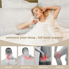 Collgene Body Pillow for Adults, Long Pillow for Bed Sleeping, Memory Foam Full Body Pillows Large Pillow for Side Sleepers, 20x54 inch