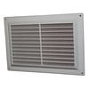 Air Ventilation Plastic Grill Cover 250mm x 170mm/White