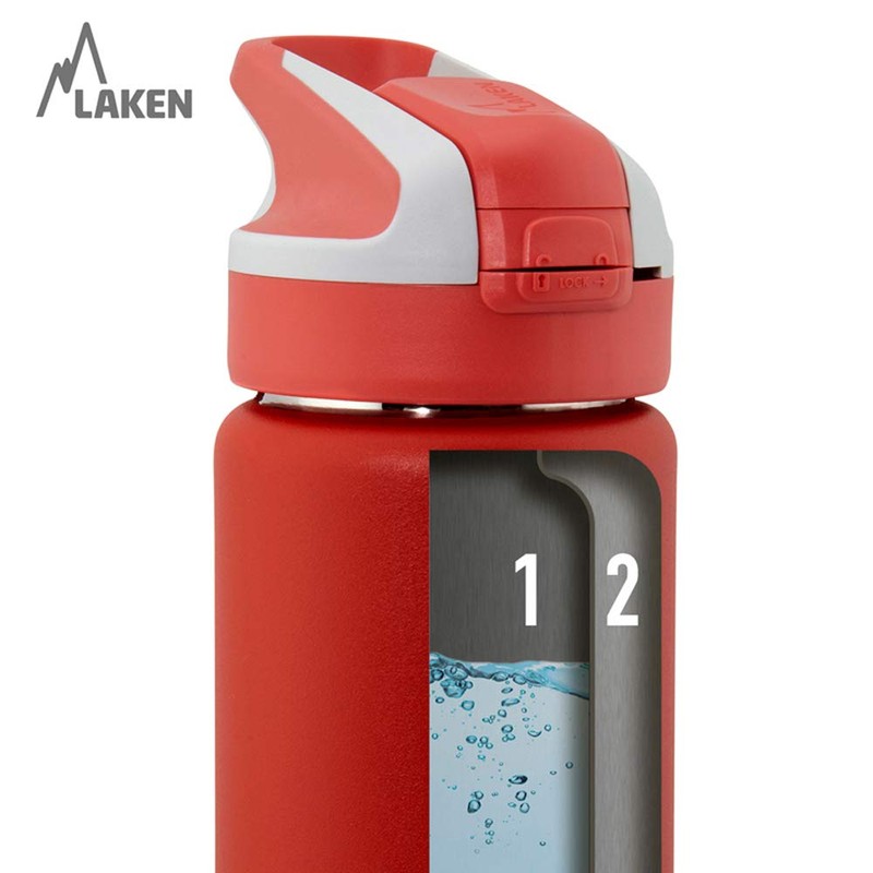 Laken Unisex - Adult Thermos TS7Y Thermos Flask, Yellow, 18/8-0.75