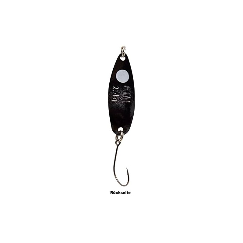 FTM Spoon Hammer UV Blinker 2.4 g - White/Orange/Black Trout