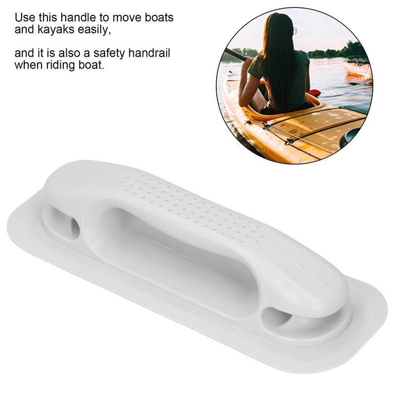 Cersalt Boat Handrail, with Hole Handle, Rubber Boat Grab Bar,