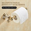Golden Toilet Roll Paper Holder,Gold Crystal Bathroom Tissue Holder