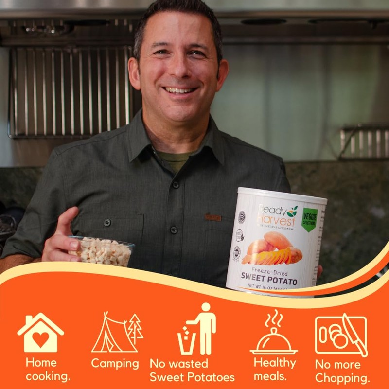 Ready Harvest Freeze-Dried Sweet Potatoes | Camper Must-Haves Camping Essentials