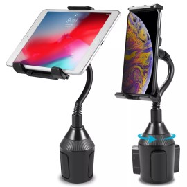 Universal Heavy Duty Car Cup Holder Tablet Mounts for iPad Tablet Kindle Phones