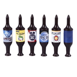 6PCS Mini Beer Bottle Golf Tees Plastic Funny Golfing Tees Set Unique Golf Gift For Men and Women