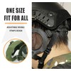 Aoutacc Airsoft Protective Gear Set, Half Face Mesh Masks with