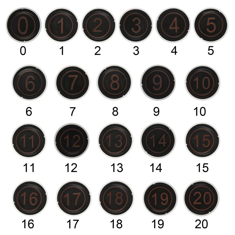 PATIKIL Automatic Inking Number Stamp Number 7 Stamp Teacher Stamp