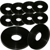 M10 X 30mm Black Nylon Penny Washers Fender Repair Washer