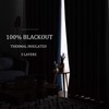 RYB HOME Thermal Curtains Soundproof - 3-in-1 Drapes Noise Barrier