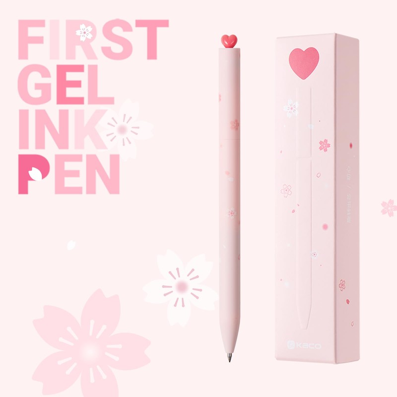 Kaco FIRST Gel Pens Cute Stationery, Pack of 2 Pieces
