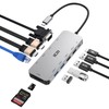 Dual HDMI ICZI USB C Hub 11-in-1 Triple Display Type
