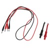 4mm Dual Banana Plug Test Leads with Repair Testing Hooks
