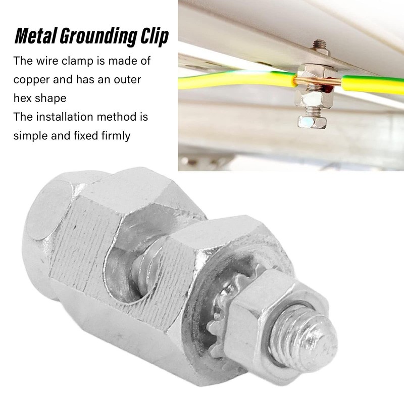 10 Pack Protection Cable Clamp, Solar Panel Photovoltaic Nut, Solar