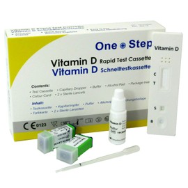 Vitamin D Level Insufficiency Deficiency Testing Kits (1 Test)