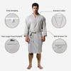 Lagtew Mens Kimono Robe Lightweight Soft Bathrobe Sleepwear Loungewear with