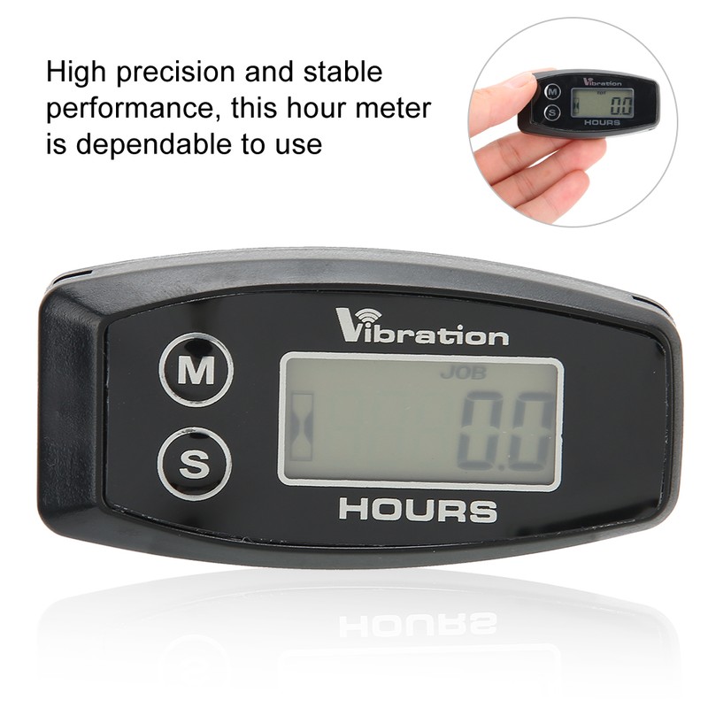 Hour Meter Waterproof Vibrating Wireless Timing System for Motorcycle ATV