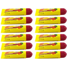 Carmex Bálsamo Labial Fresh Cherry Spf#15 Tubo de 0.35 onzas (12 piezas)