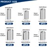 40pcs Threaded Insert Nuts, M4-M6/M6-M8/M8-M10 Thread Reducer Nuts, Hex Socket