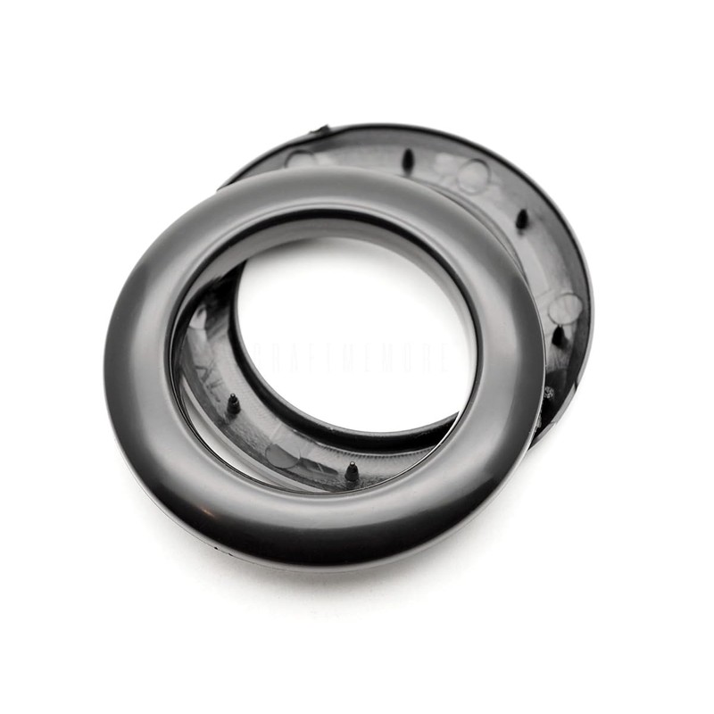 CRAFTMEMORE Curtain Grommets 1-9/16” (40mm) Inner Diameter Plastic Curtain Rings,