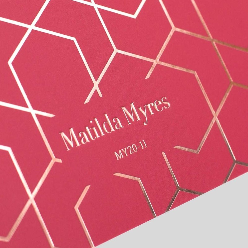 Matilda Myres Notebook - A5 Lined - Berry & Rose