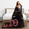 Sorority Gifts Blanket Throw Flannel Lightweight Comfortable Warm Paraphernalia Blankets