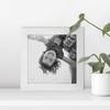 MCS 8x8 Inch Studio Gallery Frame, White Woodgrain