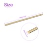 DMiotech 4pcs 3mm x 100mm Brass Solid Round Bar Brass