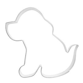 Sitting Dog Cookie Cutter, 7 cm
