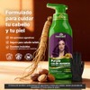 Herbishh - Champú colorante para cabello gris, champú con tinte