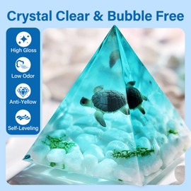 LET'S RESIN LET'S RESIN Epoxy Resin Kits and Molds Complete Set, 16oz Resin Art Kit with Silicone Molds, Pigment, Dried Flowers, Crafts for Adults, Beginners, Art Supplies for DIY Lovers, DIY Gift for Women