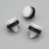 VVO Fasteners- White Plastic Rear Bumper & Trim Fastener Clips