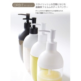 ORBIT Dispenser, Shampoo, Conditioner, Approx. 16.9 fl oz (500 ml), Black, Made