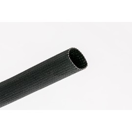 Balconi Performance - Fireproof fabric jacket to protect cables, colour: black, made in Italy, choose the diameter (ID 16 mm).