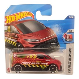 Hot Wheels First Response Ford Performance Super Van, Treasure Hunt Edition WITH PROTECTIVE CASE