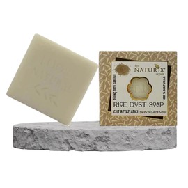 LIMOPA Organic Bar Soap Moisturizing Soap Made from Natural Oil | Hair Hand Face Body Bath Wash | Skin Care Cleanser Shampoo (Rice Powder)