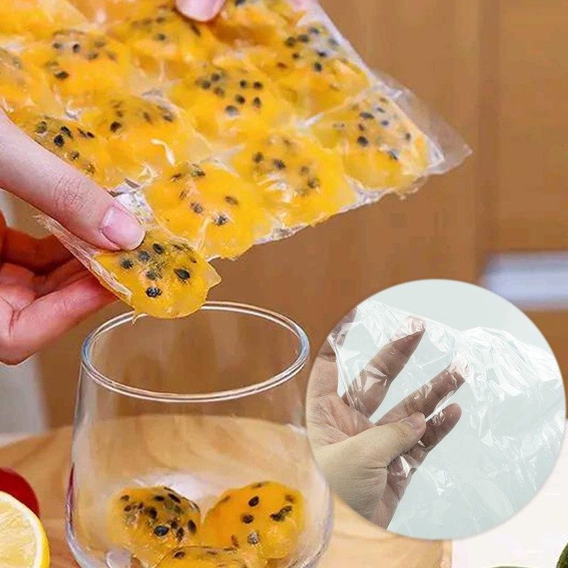 SZXMDKH 10Pcs 240 Ice Cubes Disposable Ice Bag with Juice