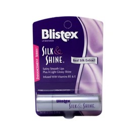 3 Pack Blistex Silk & Shine Lip Protectant Balm 0.13 Oz Each