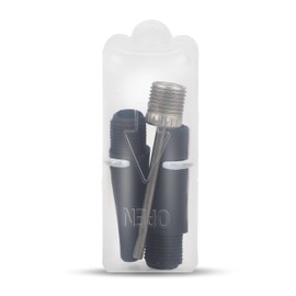 alca® Adapter Set Adapterbox für alca® Handpumpe AeroPump Manometer (217200) I Aufblas-Adapter-Set I Kompressor I 3-teilig Ballnadel Kunststoffadapter