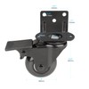 Hirate 4 Pack 2 inch L-Shaped Plate Swivel Caster with