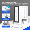 3-in-1 Wall Mounted Mouthwash Dispenser, Touchless Auto Mouthwash Dispenser 1000mL