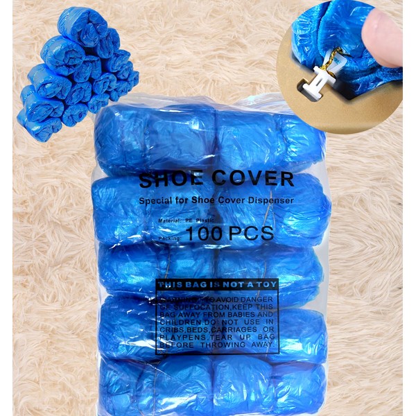 100pcs Shoe Cover Machine Refill Disposable Shoe Cover Dispenser Refill