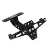 KIMISS Soporte de Placa de matrícula de Motocicleta Kit, Soporte