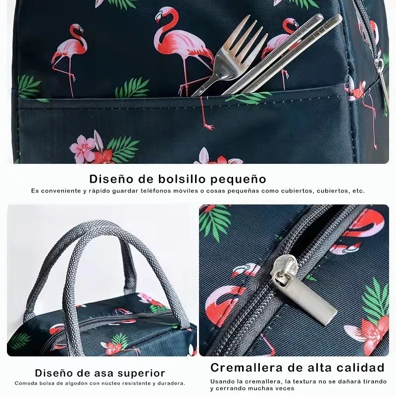 GOGOX Lonchera Bolsa Almuerzo Térmica, Aislamiento Frío Y Calor