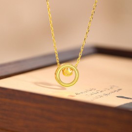 XFSRG Eine Grösse, Women's Stainless Steel Necklace with Gold Chain, Elegant Design for All Occasions, Gold, Buy, Eine Grösse, Gold, Achat