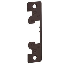 Adams Rite FPK7401-121 Electric Strike Faceplate Kit for 7400 Series 4-7/8 in X 1-1/4 in Dark Bronze Ritecoat Paint