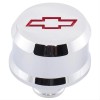 Atech CHEVY POLISHED ALUMINUM BOWTIE VALVE COVER BREATHER 1.25" HOLE