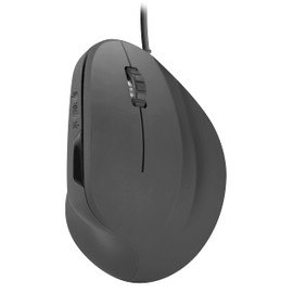 Speedlink PIAVO Ergonomic Vertical Mouse – kabel-gebundene ergonomische vertikale Maus mit USB-Anschluss, fürs Büro/Home Office, schwarz