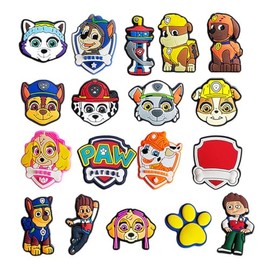 Dog Shoe Charms 18pcs Different Decoration for Teens Adults Clog Accessories Party Favor