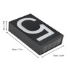 Outdoor Solar Power LED Number Sign Light House Hotel Store